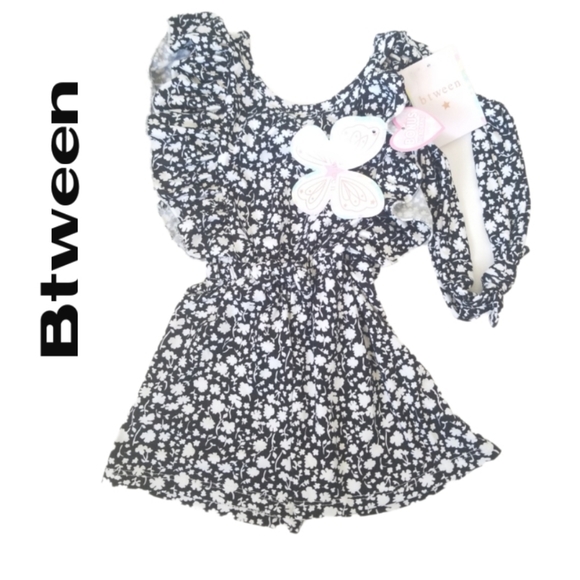 Btween Romper Dress NWT! Free Headband- 24M
